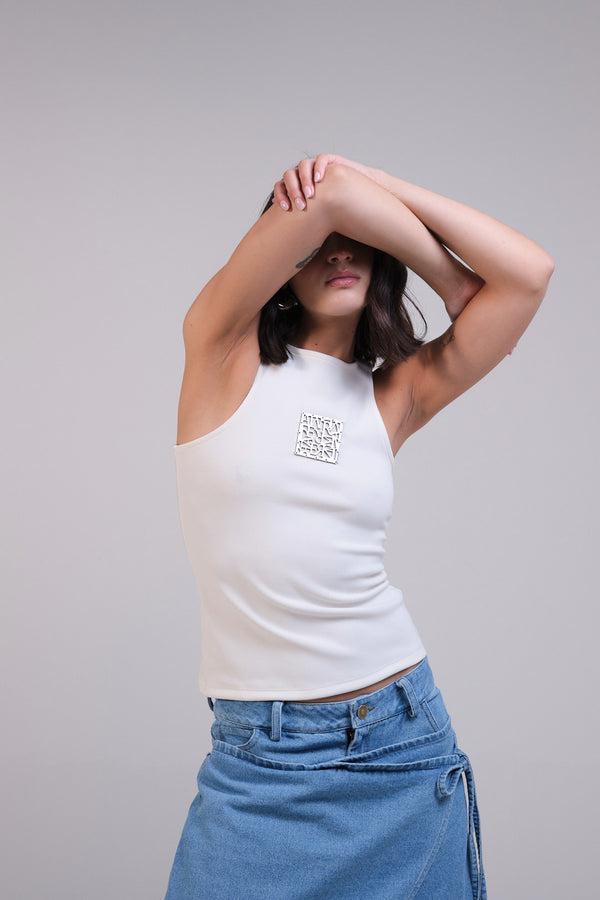 TANK TOP BARI BLANCA