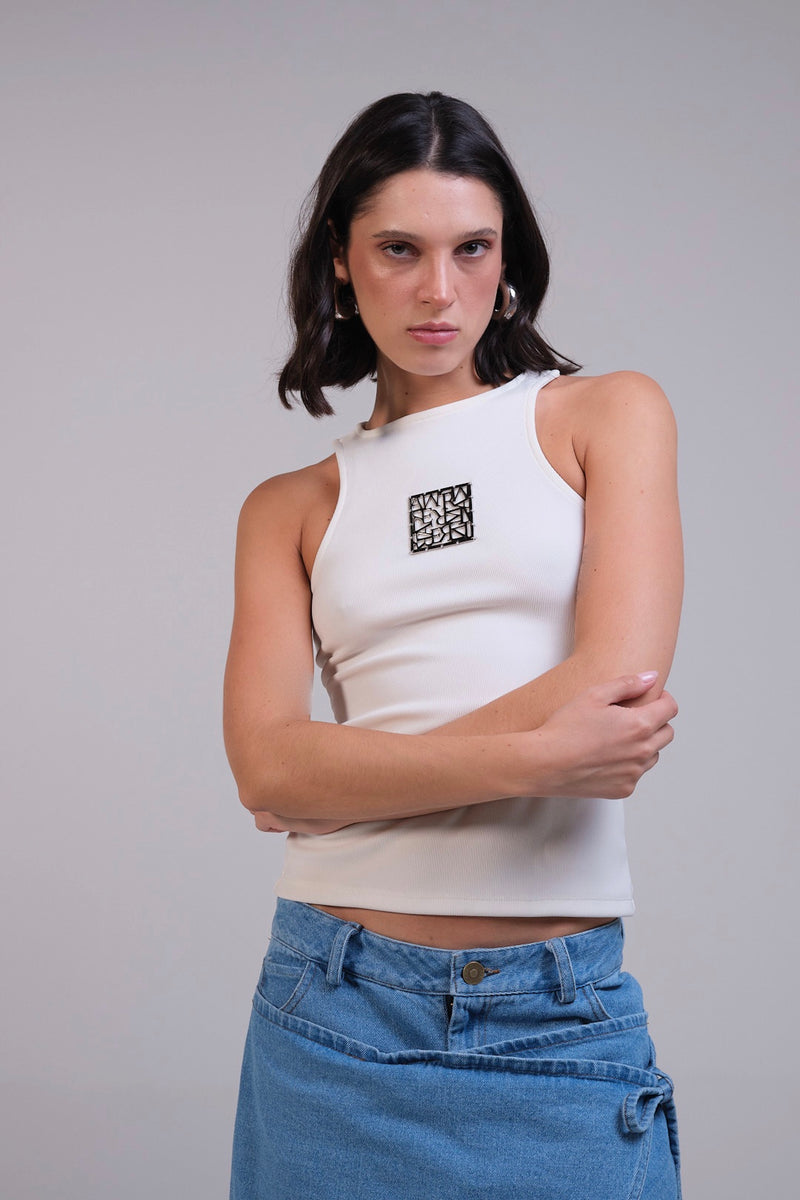 TANK TOP BARI BLANCA